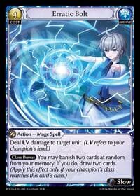 Erratic Bolt - Grand Archive TCG Radiant Origins trading card