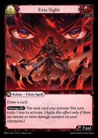 Exia Sight - Grand Archive TCG Radiant Origins trading card