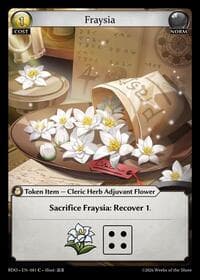 Fraysia - Grand Archive TCG Radiant Origins trading card