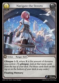 Navigate the Streets - Grand Archive TCG Radiant Origins trading card