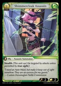 Shimmercloak Assassin - Grand Archive TCG Radiant Origins trading card
