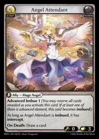 Angel Attendant (Curio Foil) - Grand Archive TCG Radiant Origins trading card