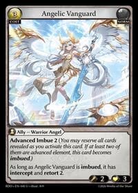 Angelic Vanguard (Curio Foil) - Grand Archive TCG Radiant Origins trading card