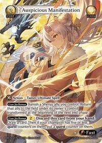 Auspicious Manifestation - Grand Archive TCG Radiant Origins trading card
