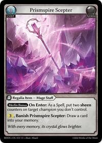 Prismspire Scepter - Grand Archive TCG Radiant Origins trading card
