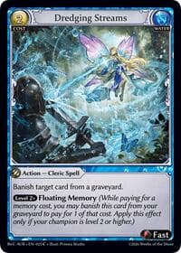 Dredging Streams - Grand Archive TCG Mordred Re: Collection, Aurelian Regent trading card