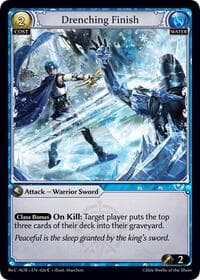 Drenching Finish - Grand Archive TCG Mordred Re: Collection, Aurelian Regent trading card