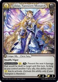 Gildas, Faesworn Monarch - Grand Archive TCG Mordred Re: Collection, Aurelian Regent trading card