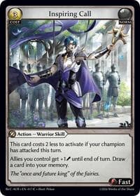 Inspiring Call - Grand Archive TCG Mordred Re: Collection, Aurelian Regent trading card