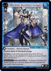 Mordred, Burnished Avenger - Grand Archive TCG Mordred Re: Collection, Aurelian Regent trading card