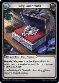 Safeguard Amulet - Grand Archive TCG Mordred Re: Collection, Aurelian Regent trading card