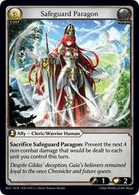 Safeguard Paragon - Grand Archive TCG Mordred Re: Collection, Aurelian Regent trading card
