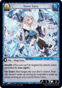 Snow Fairy - Grand Archive TCG Mordred Re: Collection, Aurelian Regent trading card