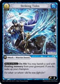 Striking Tides - Grand Archive TCG Mordred Re: Collection, Aurelian Regent trading card