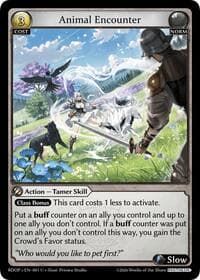 Animal Encounter - Grand Archive TCG Radiant Origins: Pantheon trading card
