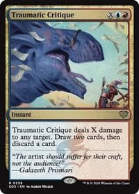 Traumatic Critique - Magic: The Gathering Secrets of Strixhaven trading card