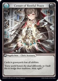 Censer of Restful Peace - Grand Archive TCG Radiant Origins Event Pack trading card