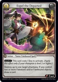 Expel the Departed - Grand Archive TCG Radiant Origins Event Pack trading card