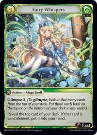 Fairy Whispers - Grand Archive TCG Radiant Origins Event Pack trading card