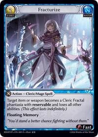 Fracturize - Grand Archive TCG Radiant Origins Event Pack trading card