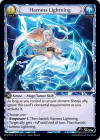 Harness Lightning - Grand Archive TCG Radiant Origins Event Pack trading card