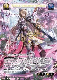 Sabela, Gossamer Penance - Grand Archive TCG Radiant Origins Event Pack trading card