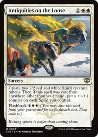 Antiquities on the Loose - Magic: The Gathering Secrets of Strixhaven trading card