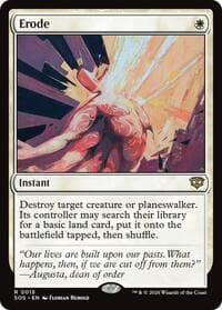 Erode - Magic: The Gathering Secrets of Strixhaven trading card