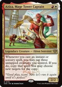 Aziza, Mage Tower Captain - Magic: The Gathering Secrets of Strixhaven trading card