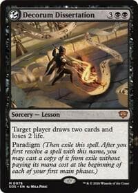 Decorum Dissertation - Magic: The Gathering Secrets of Strixhaven trading card