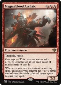 Magmablood Archaic - Magic: The Gathering Secrets of Strixhaven trading card