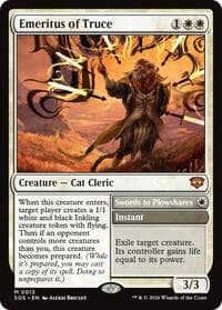Emeritus of Truce - Magic: The Gathering Secrets of Strixhaven trading card