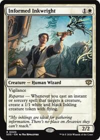 Informed Inkwright - Magic: The Gathering Secrets of Strixhaven trading card