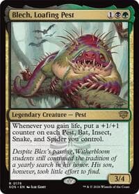 Blech, Loafing Pest - Magic: The Gathering Secrets of Strixhaven trading card