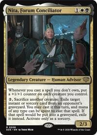 Nita, Forum Conciliator - Magic: The Gathering Secrets of Strixhaven trading card