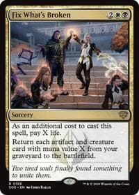Fix What's Broken - Magic: The Gathering Secrets of Strixhaven trading card