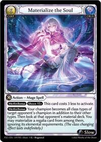Materialize the Soul - Grand Archive TCG Promotional Cards trading card