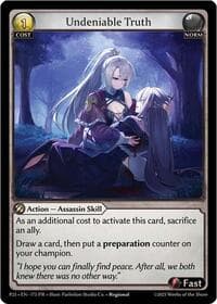 Undeniable Truth - Grand Archive TCG Promotional Cards trading card