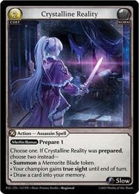 Crystalline Reality - Grand Archive TCG Promotional Cards trading card