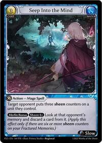 Seep Into the Mind - Grand Archive TCG Promotional Cards trading card
