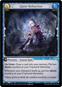 Quiet Refraction - Grand Archive TCG Promotional Cards trading card