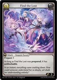 Find the Lost - Grand Archive TCG Promotional Cards trading card