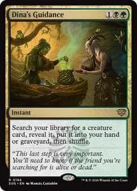 Dina's Guidance - Magic: The Gathering Secrets of Strixhaven trading card
