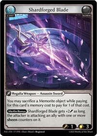 Shardforged Blade - Grand Archive TCG Promotional Cards trading card