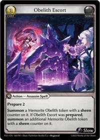 Obelith Escort - Grand Archive TCG Promotional Cards trading card