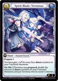 Spirit Blade: Terminus - Grand Archive TCG Promotional Cards trading card