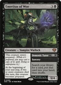 Emeritus of Woe - Magic: The Gathering Secrets of Strixhaven trading card
