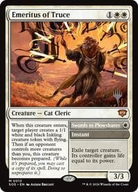 Emeritus of Truce - Magic: The Gathering Promo Pack: Secrets of Strixhaven trading card