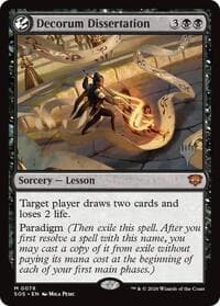 Decorum Dissertation - Magic: The Gathering Promo Pack: Secrets of Strixhaven trading card
