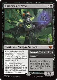 Emeritus of Woe - Magic: The Gathering Promo Pack: Secrets of Strixhaven trading card